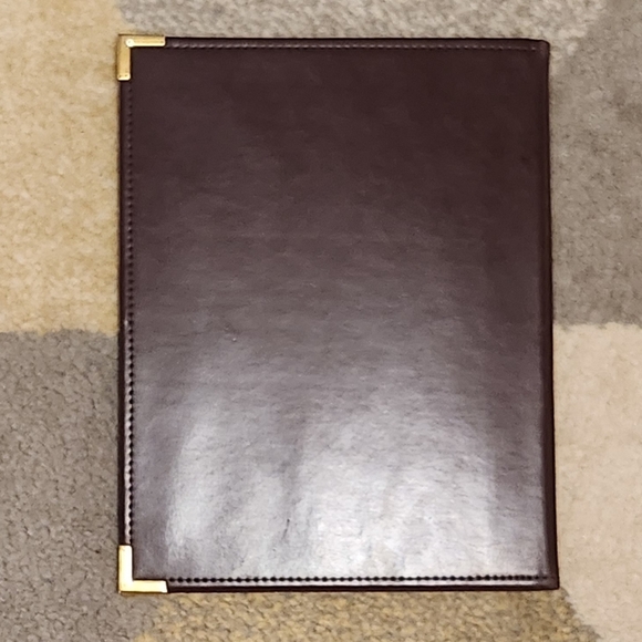 Leather SMU Padfolio - Picture 2 of 12